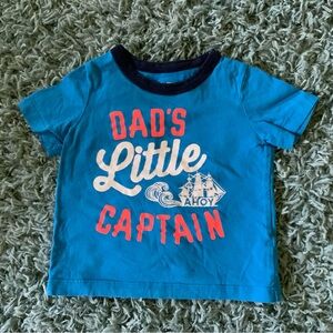 ⭐️ 5 for $15 Blue Kids Shirt - Dad's Little Captain